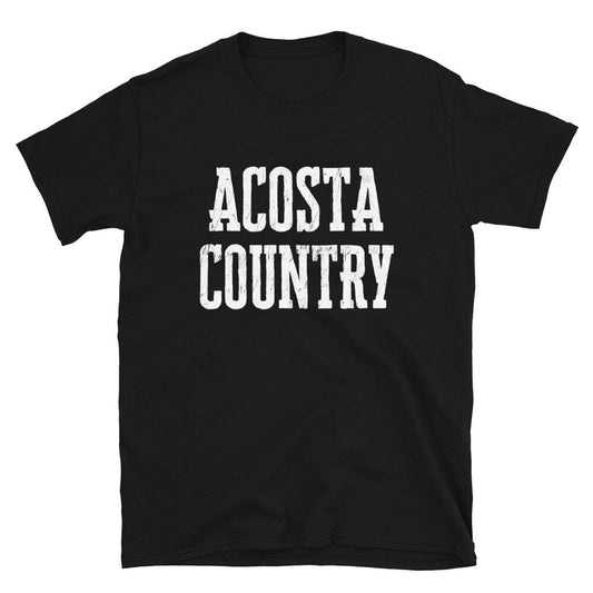 ACOSTA Country Son Daughter Boy Girl Baby Name Custom TShirt