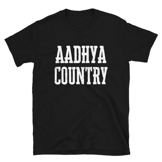 Aadhya Country Son Daughter Boy Girl Baby Name Custom TShirt