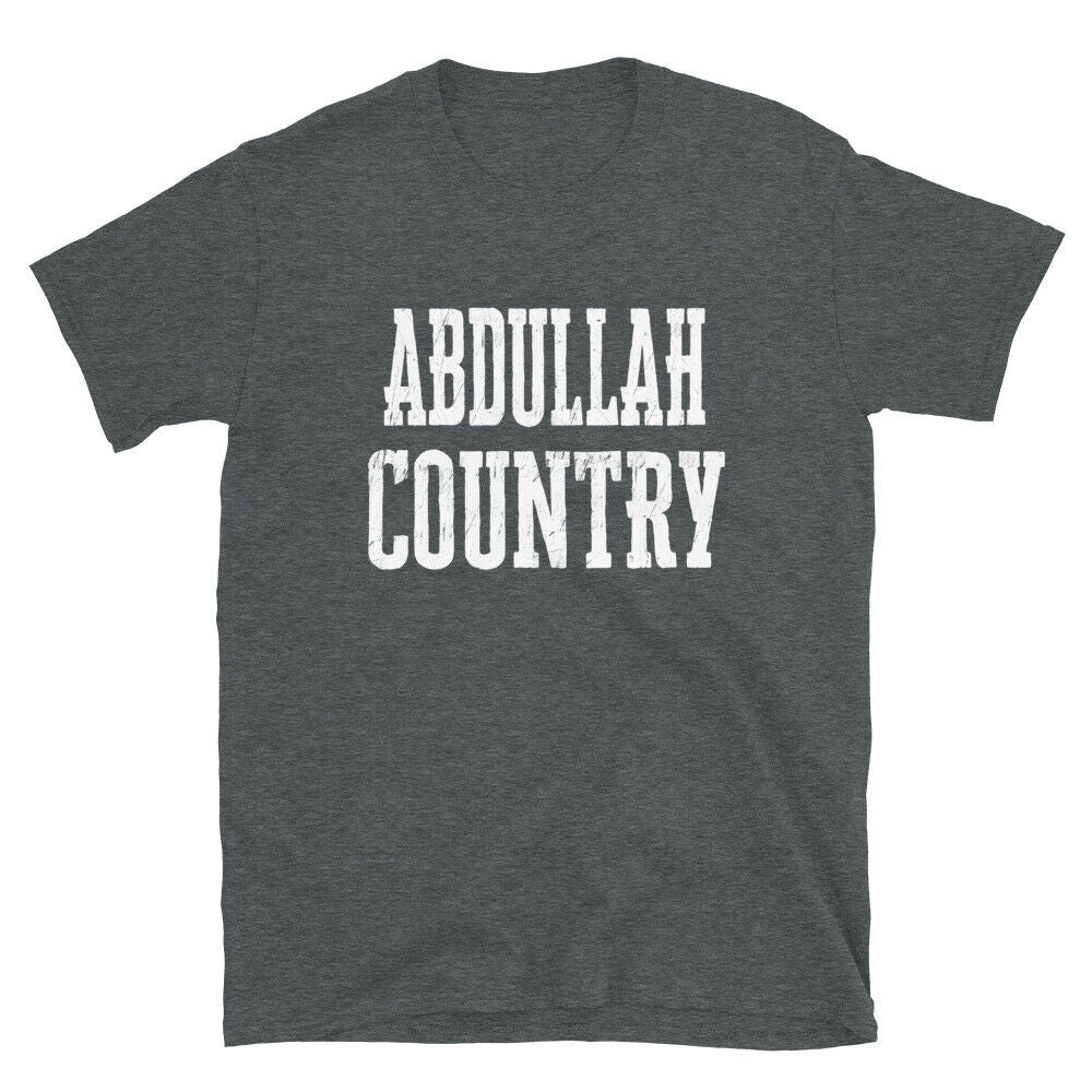 Abdullah Country Son Daughter Boy Girl Baby Name Custom TShirt