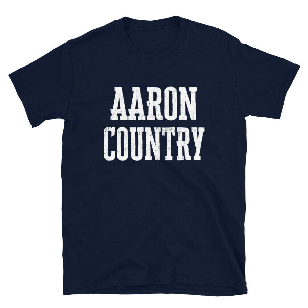 Aaron Country Son Daughter Boy Girl Baby Name Custom TShirt